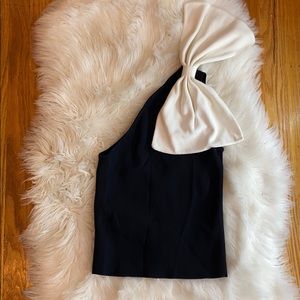 Zara One Shoulder Bow Top